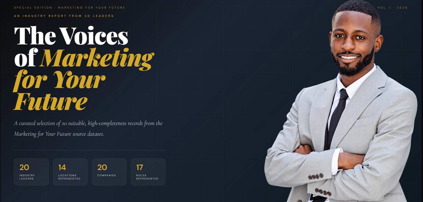 Professional Marketer smiling